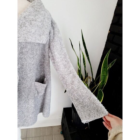 Hugs By Soft Surroundings Grey Hug Me Cardi Lounge Cardigan Sweater Oversize M - Picture 6 of 11
